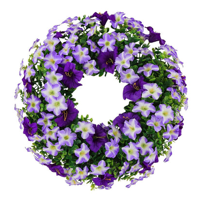 Home Collection Summer Silk Floral Wreath for Front Door 20 Inch