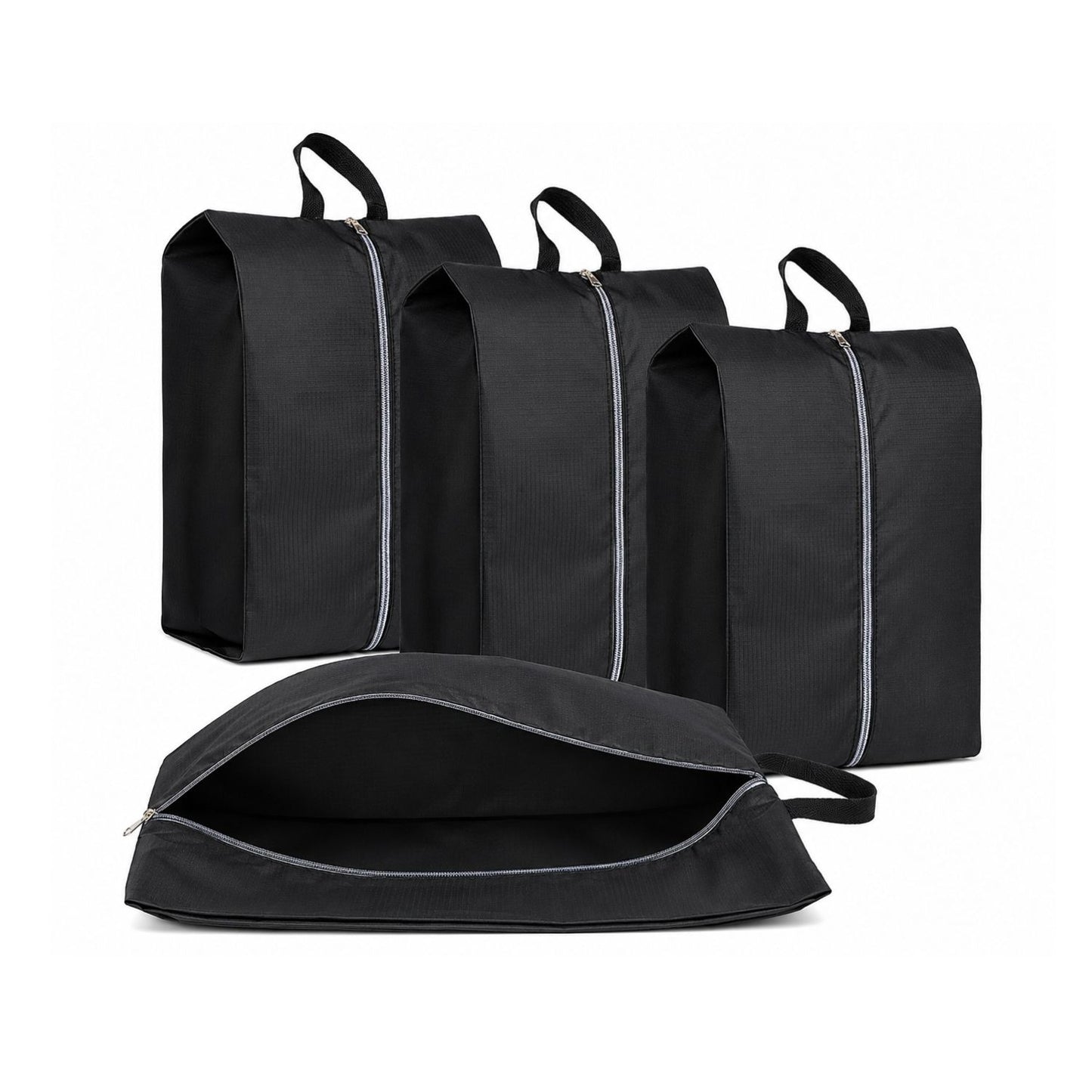 Home Collection Portable Waterproof Travel Shoe Bag with Zipper Storage Organizer