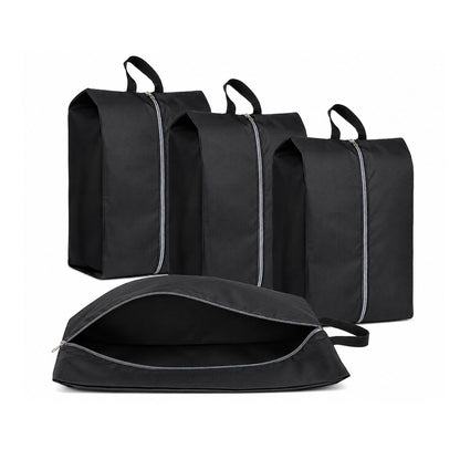 Home Collection Portable Waterproof Travel Shoe Bag with Zipper Storage Organizer