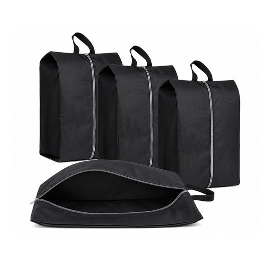 Home Collection Portable Waterproof Travel Shoe Bag with Zipper Storage Organizer
