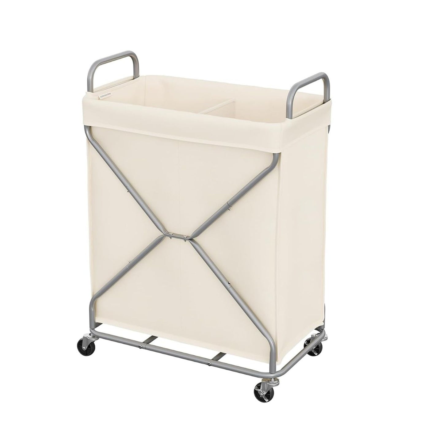 Home Collection Rolling Laundry Hamper with Removable Bag and Wheels