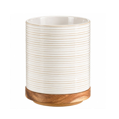 Home Collection Extra Large Ceramic Utensil Holder 7.6 Inch