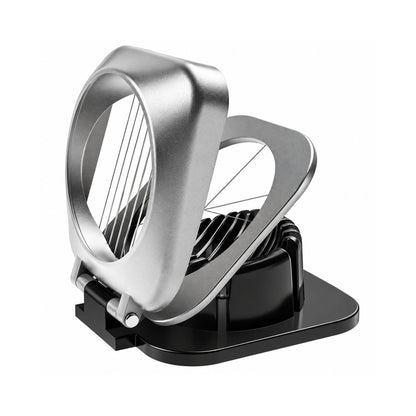 Home Collection Multipurpose Aluminum Egg Slicer with Stainless Steel Wire
