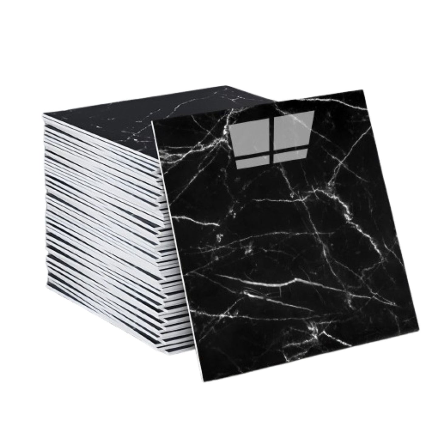 Home Collection 50Pcs Peel and Stick PVC Marble Wall Panels