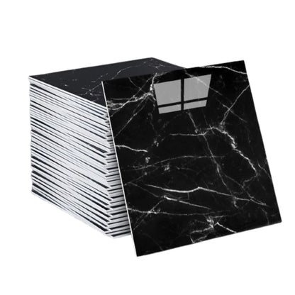Home Collection 50Pcs Peel and Stick PVC Marble Wall Panels
