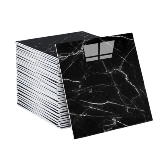 Home Collection 50Pcs Peel and Stick PVC Marble Wall Panels