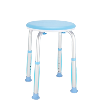Home Collection Adjustable 300lb Shower Chair with Anti-Tip Design