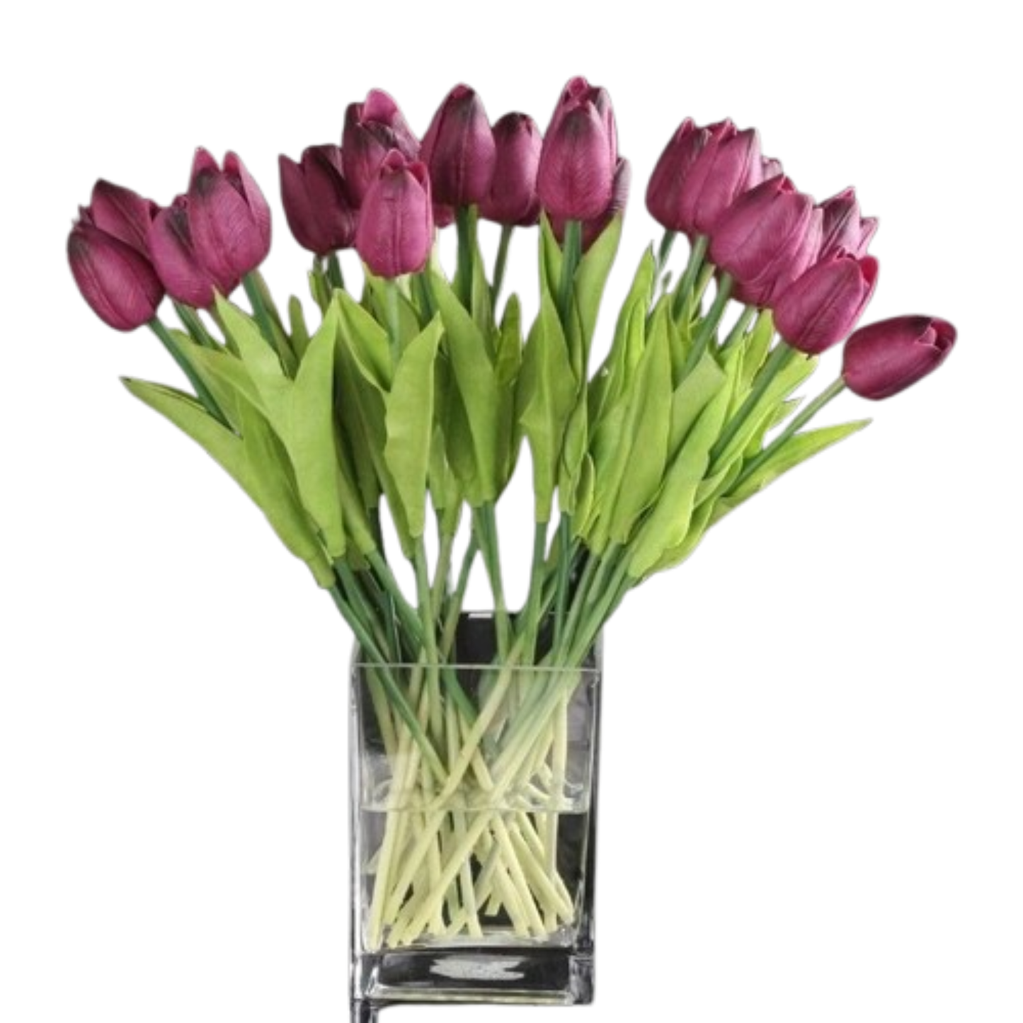 Home Collection 10-Pack Artificial Tulips Real Touch Silk Flowers