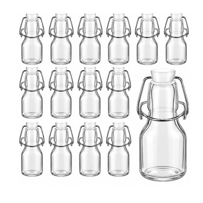 Home Collection 20-Pack 2 OZ Mini Swing Top Glass Bottles