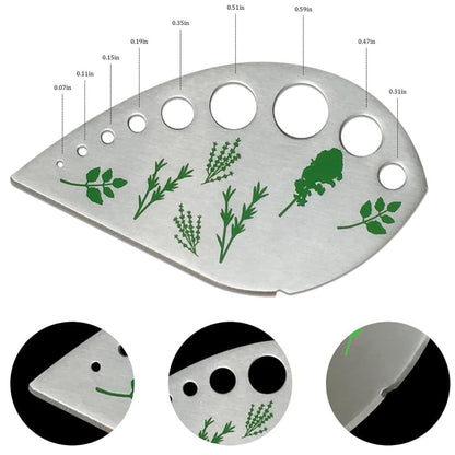 Home Collection 9-Hole Stainless Steel Herb Stripper