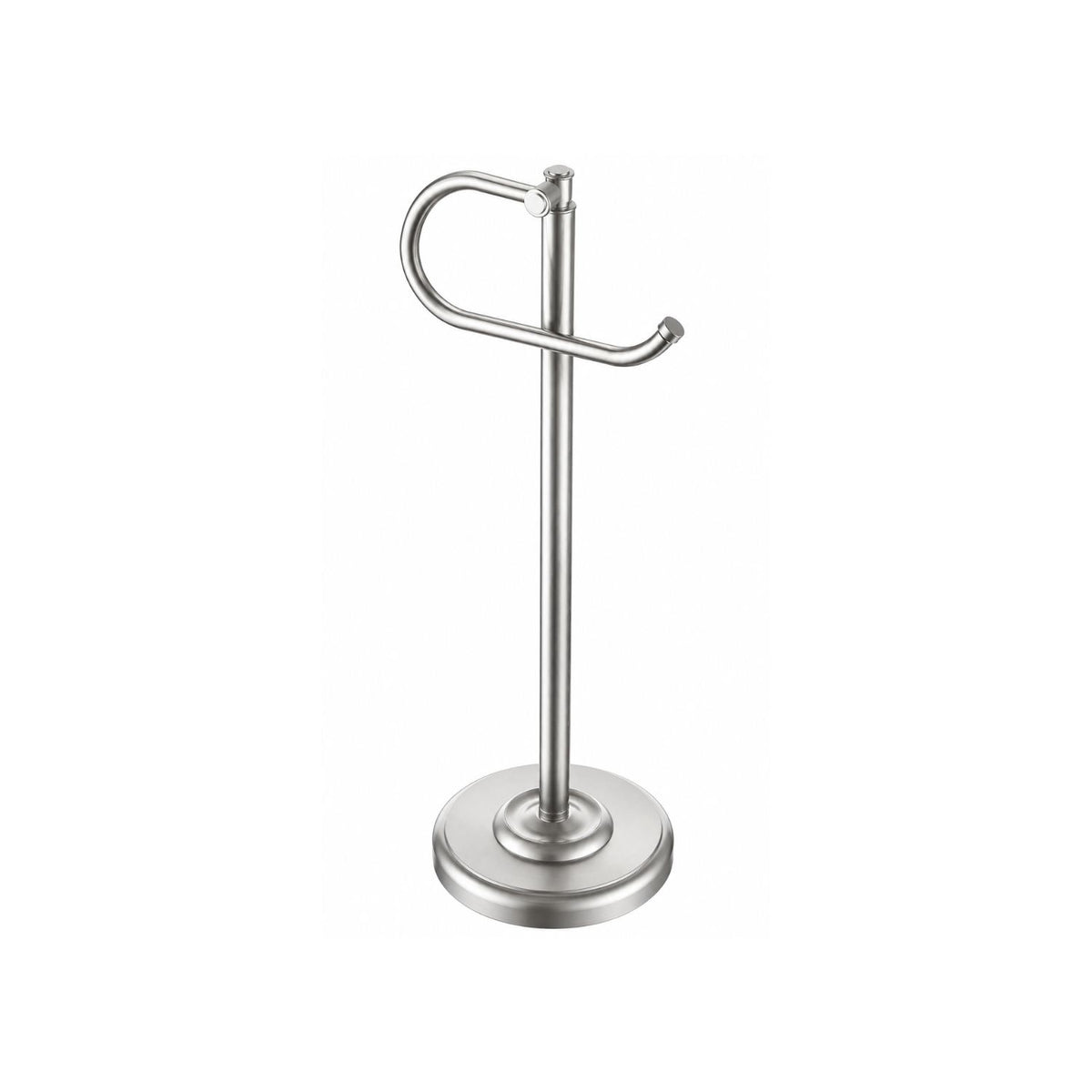Home Collection Stainless Steel Freestanding Toilet Paper Holder Stand 25.19 Inch