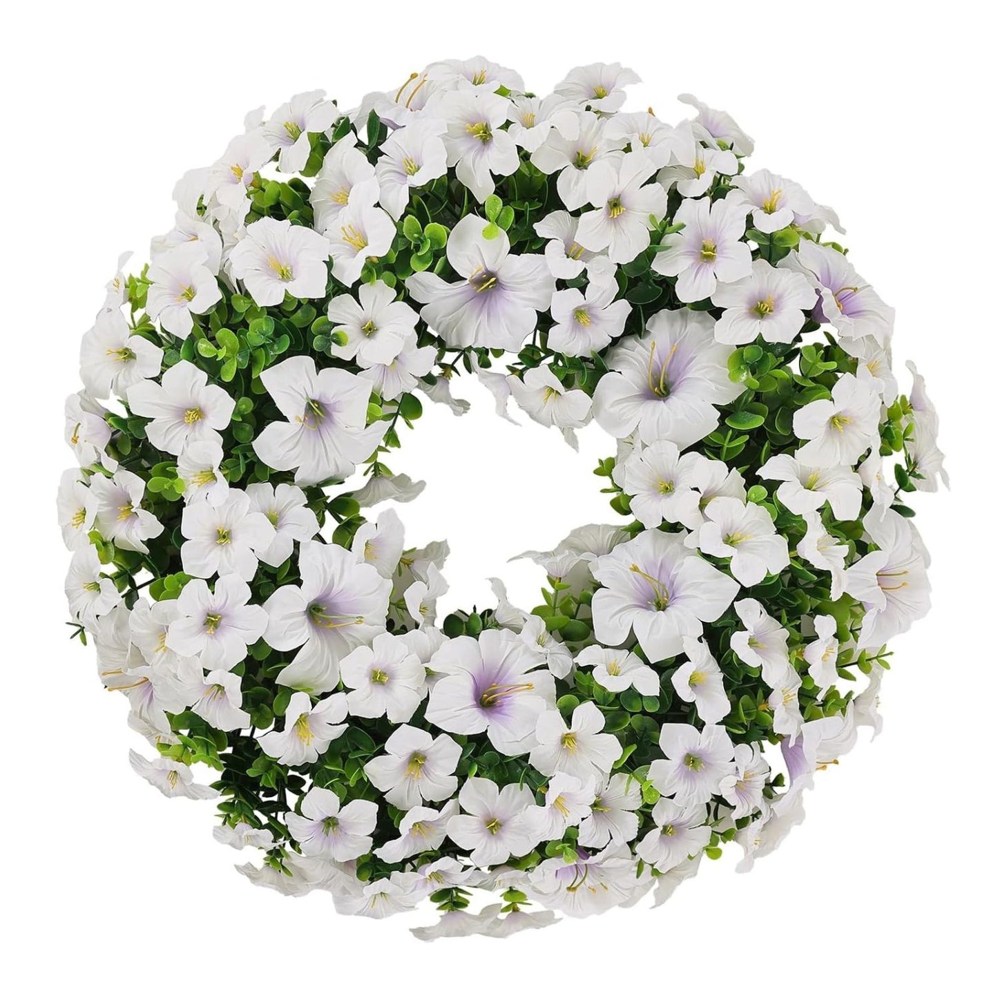 Home Collection Summer Silk Floral Wreath for Front Door 20 Inch