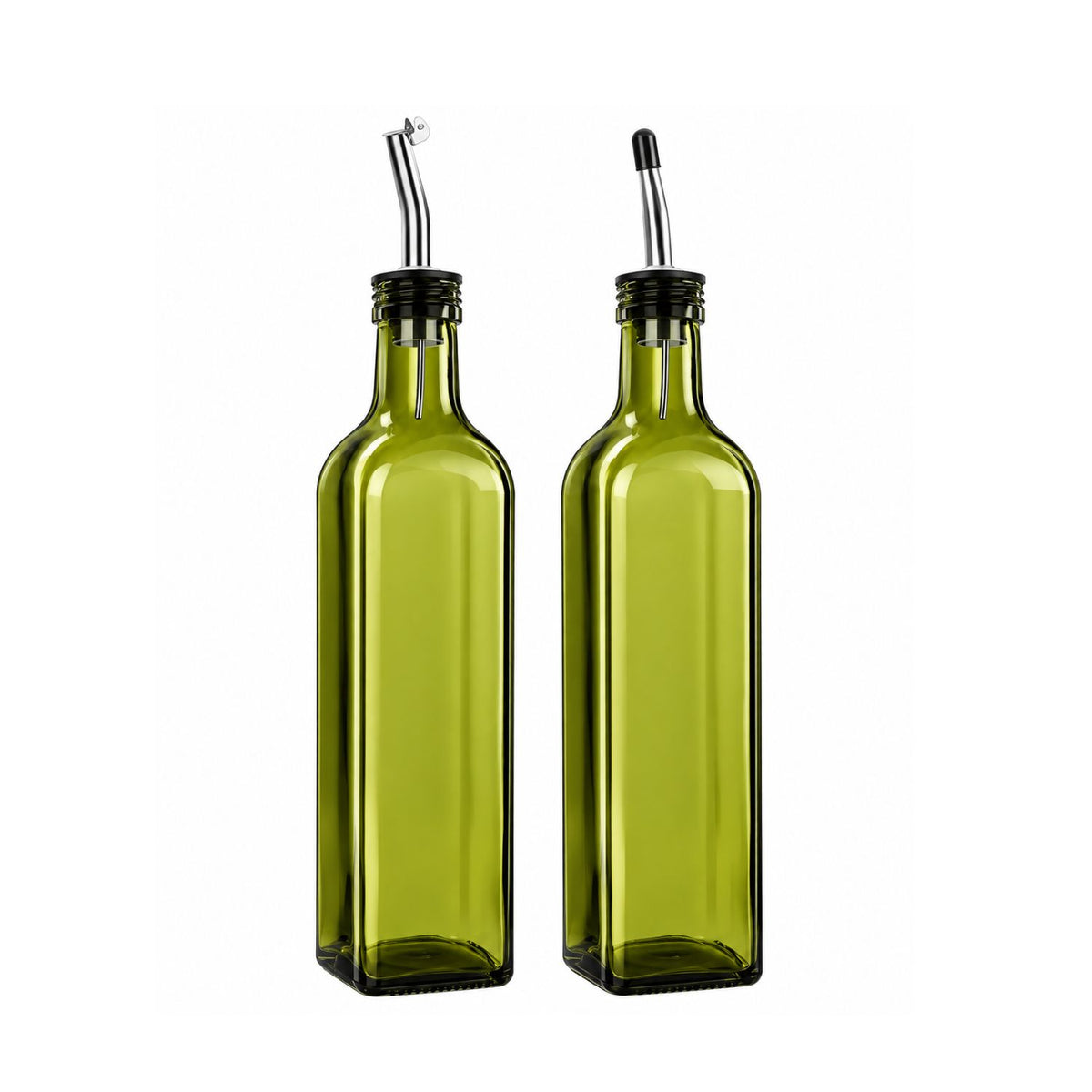 Home Collection Glass Olive Oil and Vinegar Dispenser Bottle Set