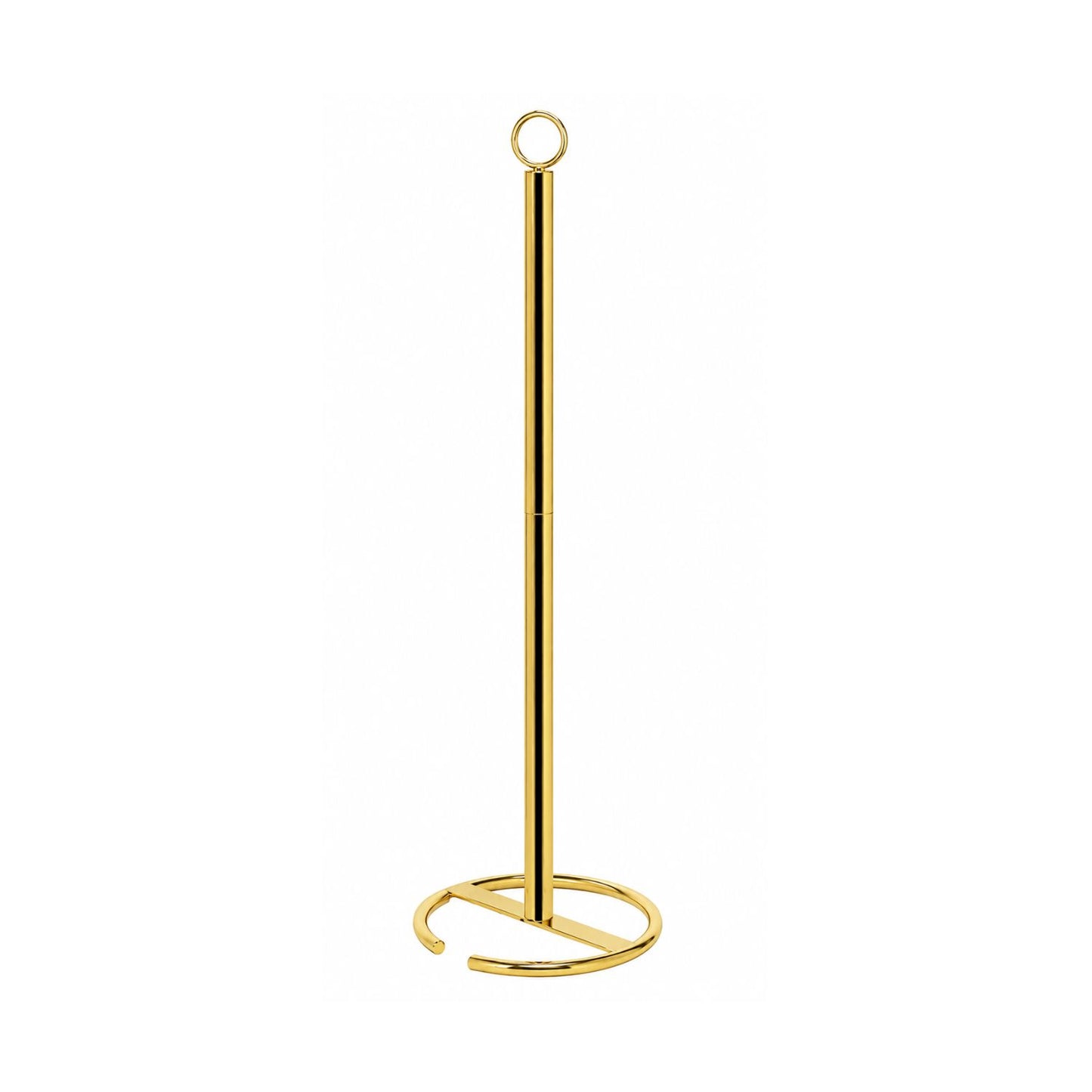 Home Collection Freestanding Metal Toilet Paper Holder Stand with 4-Roll Storage