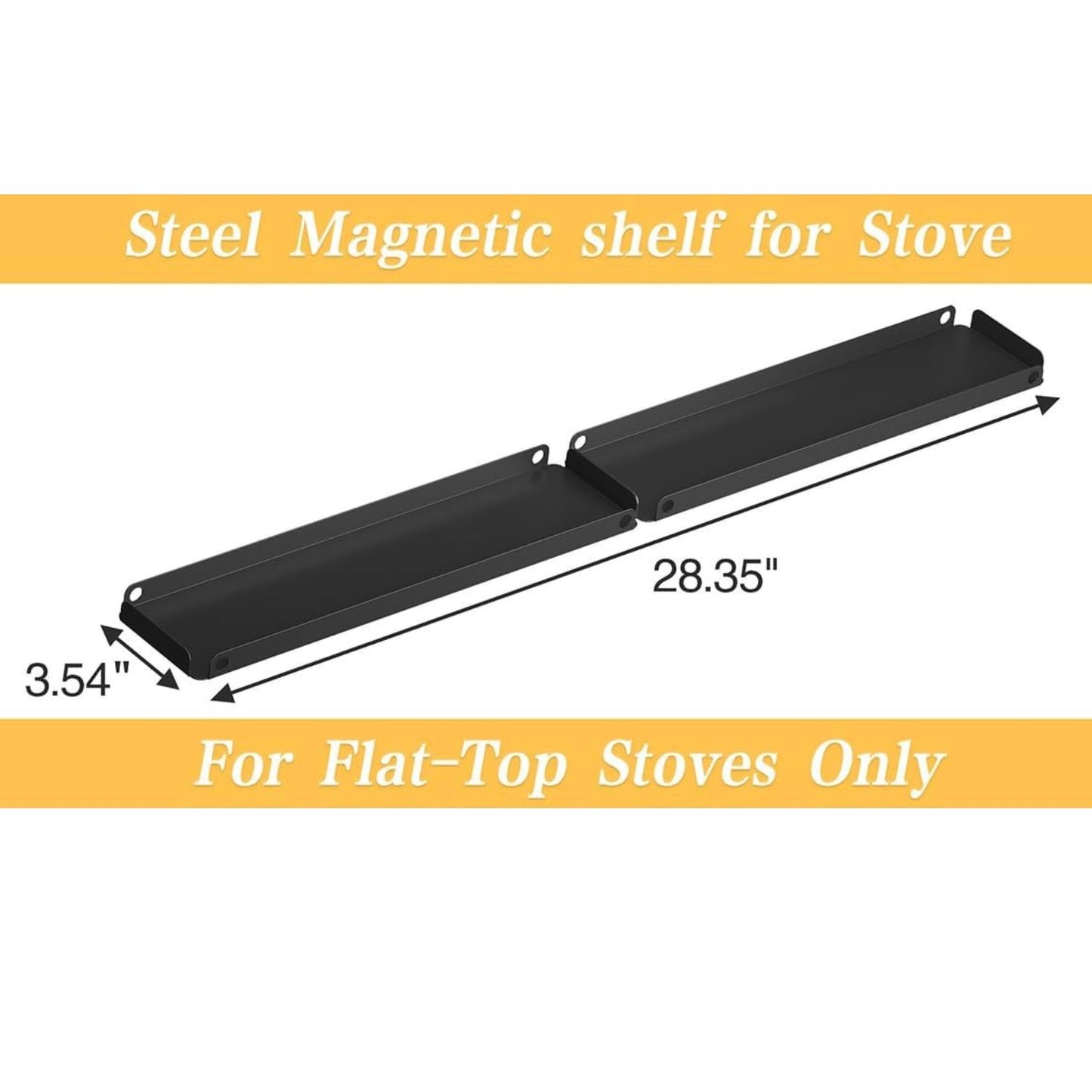 Home Collection Magnetic Stove Top Shelf for 30" Stoves