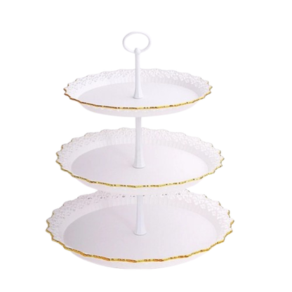 Home Collection 15" 3-Tier Cupcake Stand