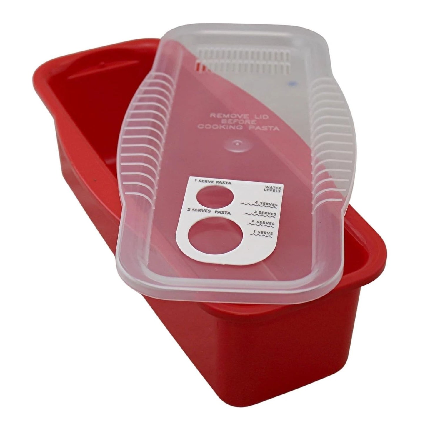 Home Collection Non-Stick Microwave Pasta Cooker with Portion Tool