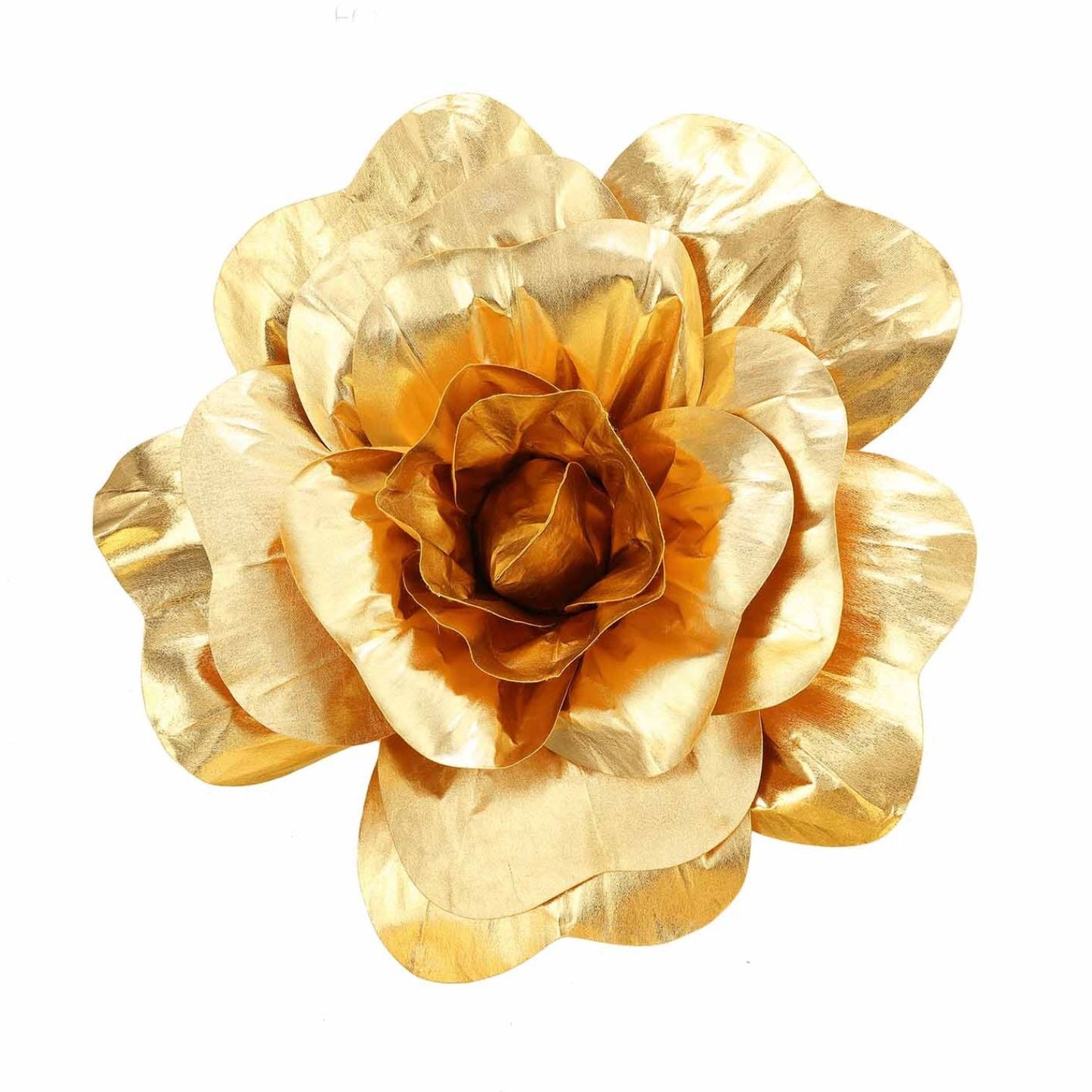 Home Collection Pack of 2 Artificial Large Rose Flower Wall Backdrop 20 Inch