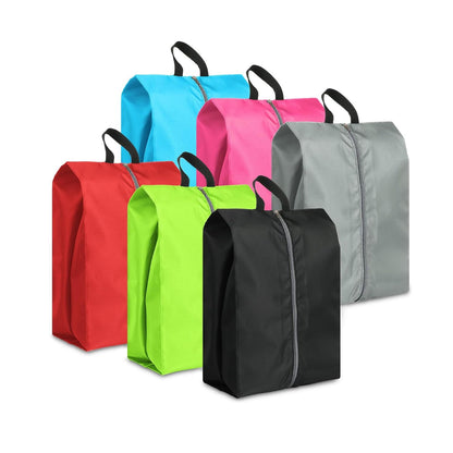 Home Collection Portable Waterproof Travel Shoe Bag with Zipper Storage Organizer