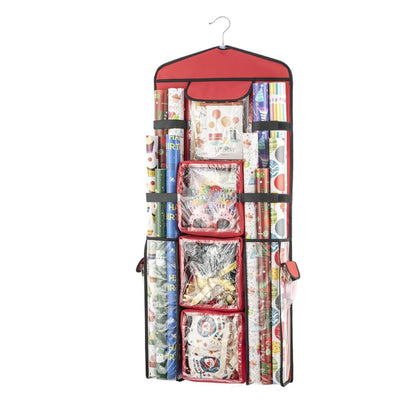 Home Collection Double-Sided Christmas Wrapping Paper Organizer Storage