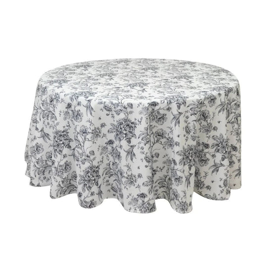 Home Collection Polyester Round Tablecloth 120 Inch