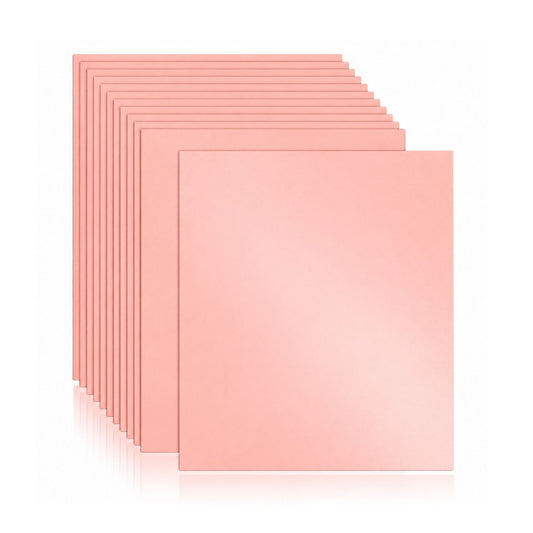 Home Collection 30 Sheets 8.3 x 11.7 Inch, 92lb/250gsm Rose Gold Pink Shimmer Cardstock