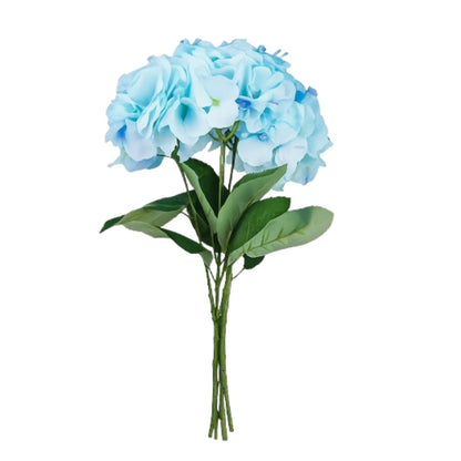 Home Collection  Pack of 25 Silk Hydrangea Flower Heads Artificial Floral Bouquet