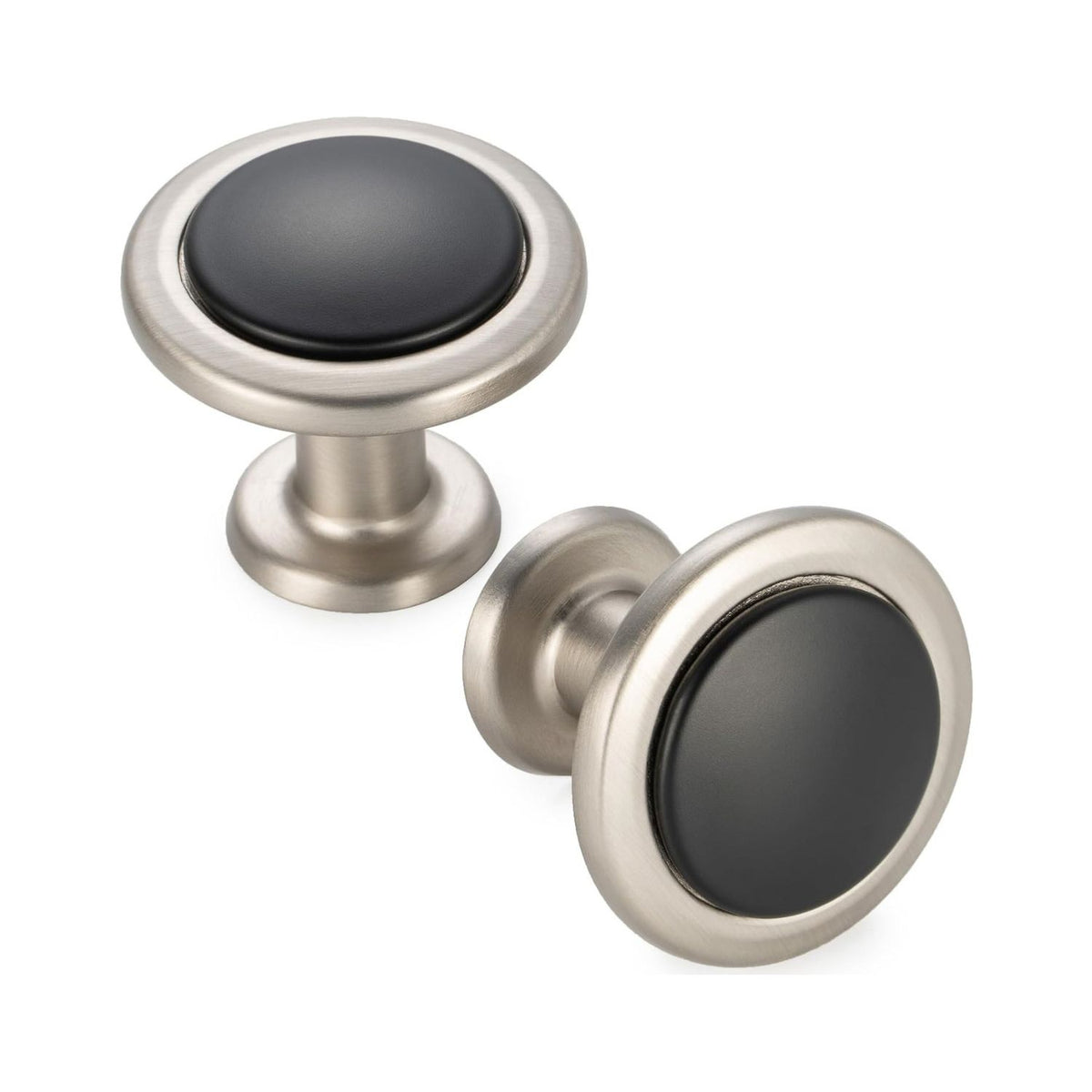 Home Collection Pack of 10 Round Cabinet Knobs Single-Hole Drawer Pulls for Kitchen