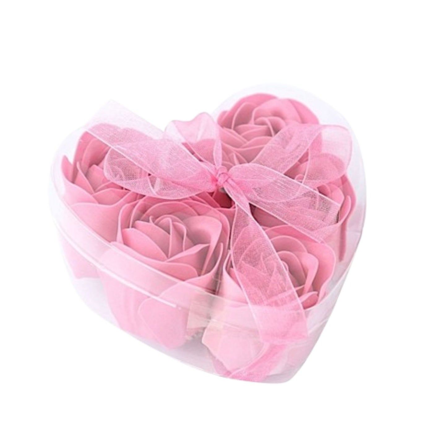Home Collection Pack of 24 Scented Rose Soap Gift Boxes with Ribbons