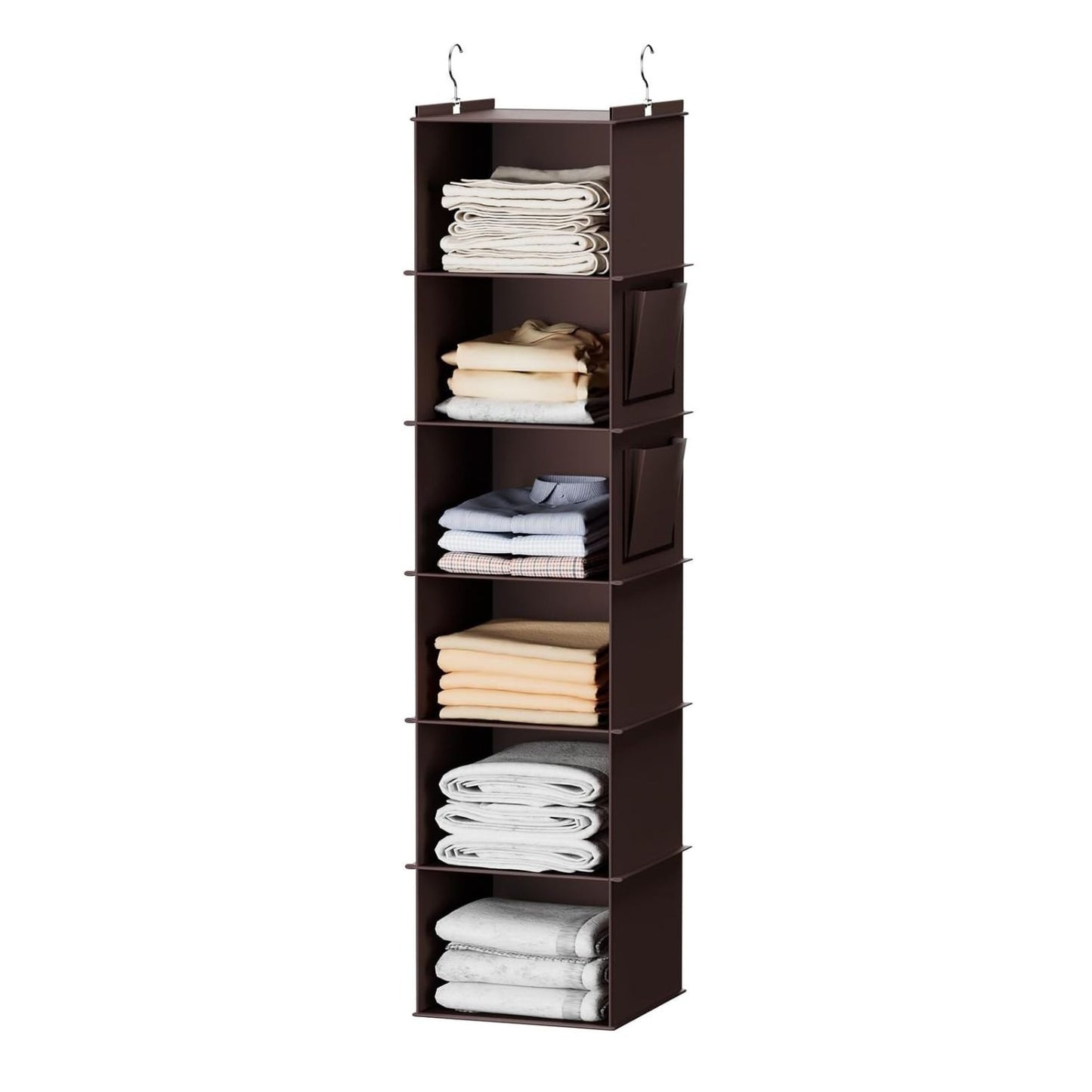 Home Collection 6-Shelf Hanging Closet Organizer