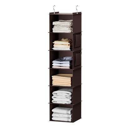 Home Collection 6-Shelf Hanging Closet Organizer