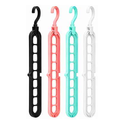 Home Collection Magic Space Saving Hangers with 9 Holes Closet Organizer