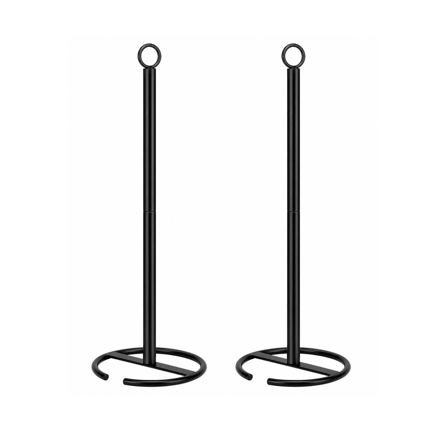 Home Collection Freestanding Metal Toilet Paper Holder Stand with 4-Roll Storage
