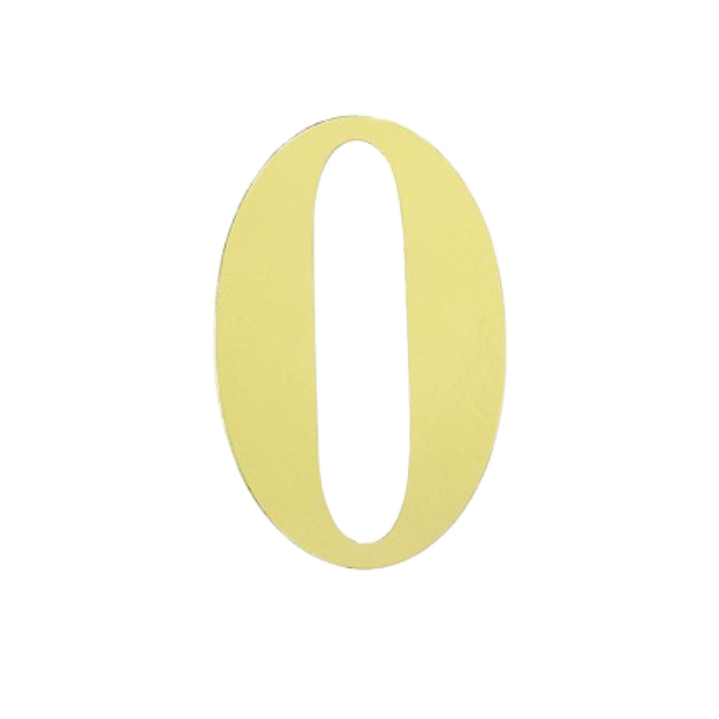 Home Collection Pack of 4 Gold Number Stickers 5-Inch