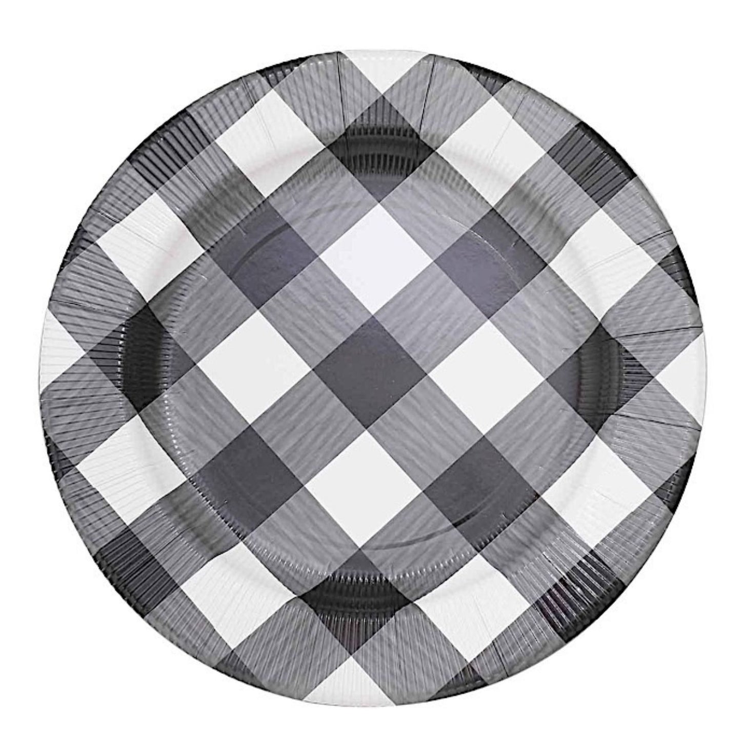 Home Collection Pack of 10 Round Disposable Paper Charger Plates 13 Inch