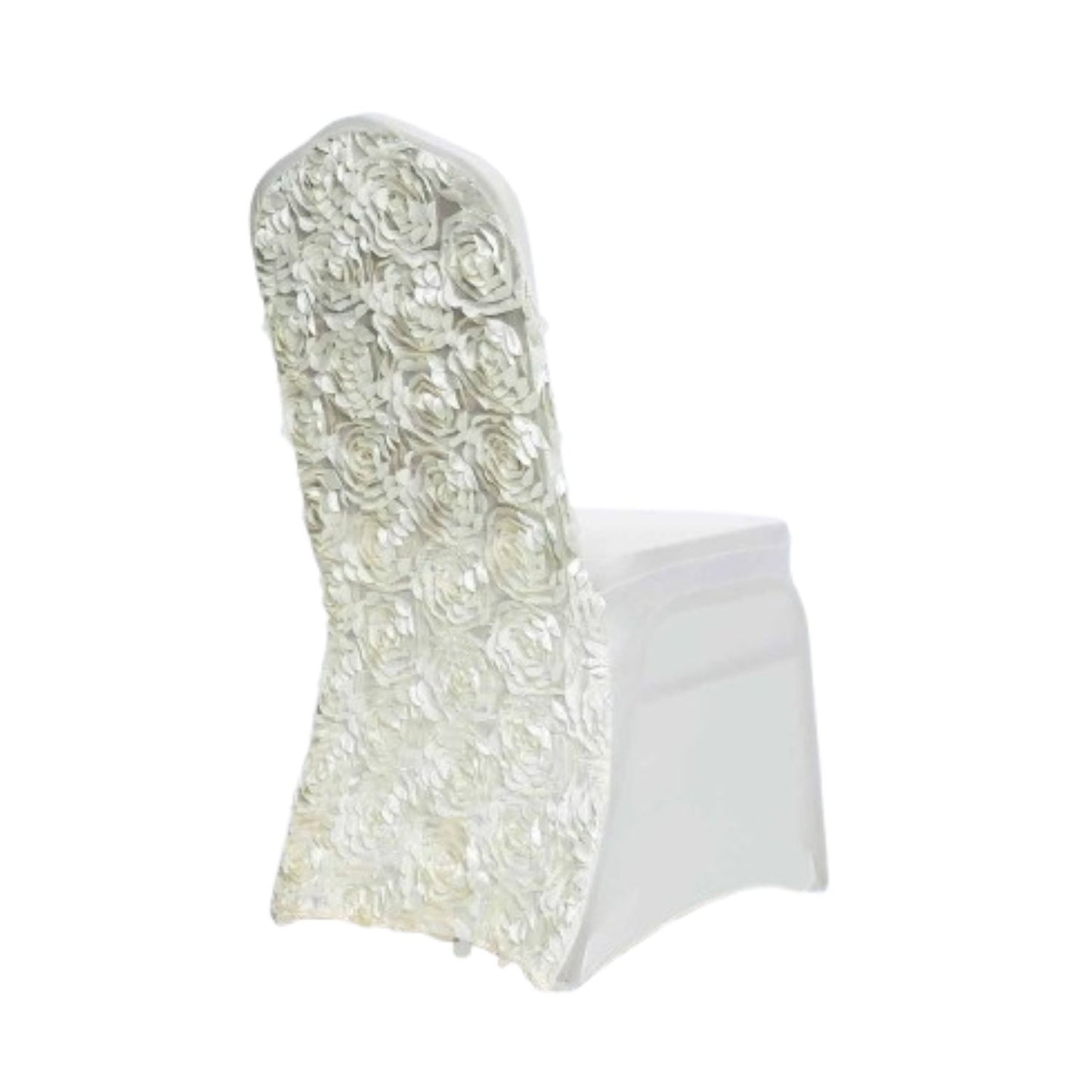 Home Collection 10Pcs Satin Rosette Stretch Chair Covers