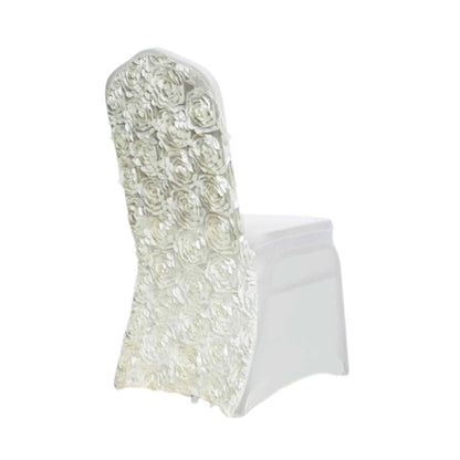 Home Collection 10Pcs Satin Rosette Stretch Chair Covers