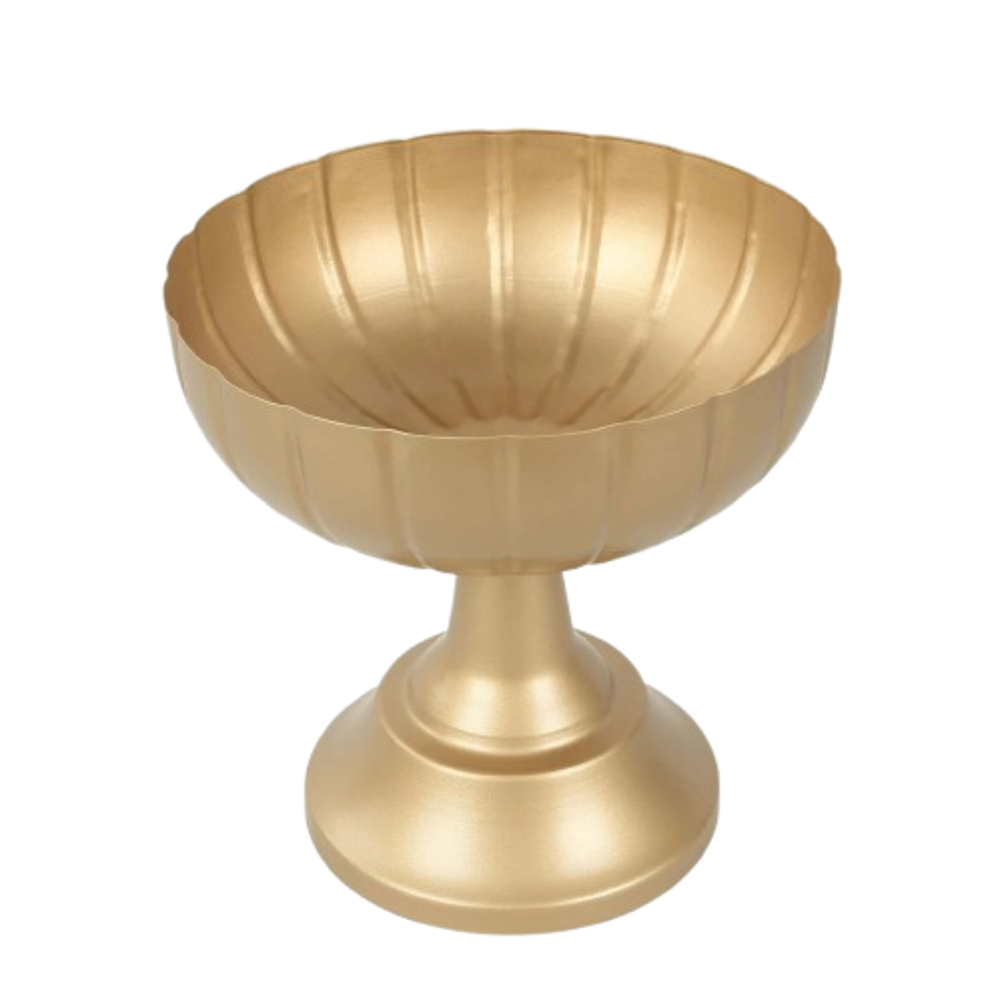 Home Collection 4Pcs Gold Metal Compote Pedestal Bowls