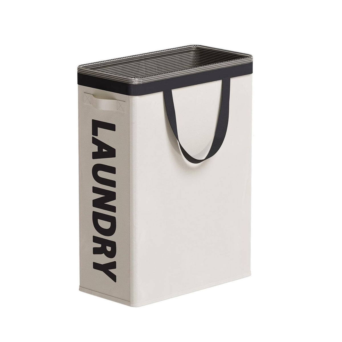 Home Collection 45L Slim Laundry Hamper with Removable Inner Bag and Side Handles