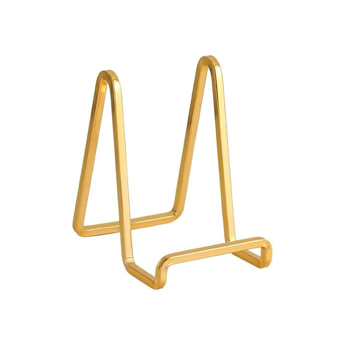 Home Collection Metal Tabletop Plate Holder Easel Stand for Frames Books and Plaques