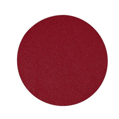 Home Collection Pack of 6 Round Glitter Faux Leather Placemats 13 Inch