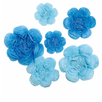 Home Collection Pack of 24 Peonies Paper Tissue Flowers Wall Backdrop