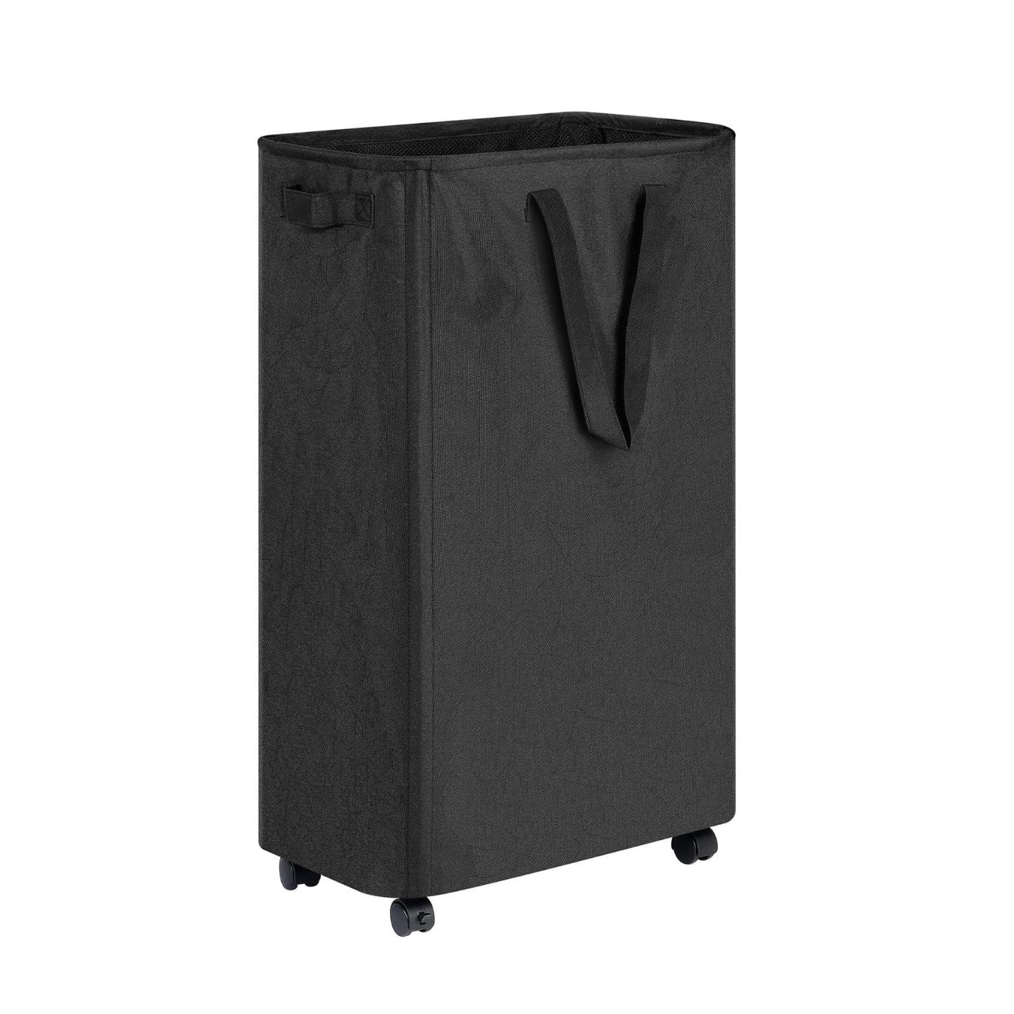 Home Collection 75L Slim Rolling Laundry Hamper with Wheels for Clothes