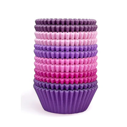 Home Collection 300Count Mini Cupcake Liners Colorful Food-Grade Paper Baking Cups and Wrappers