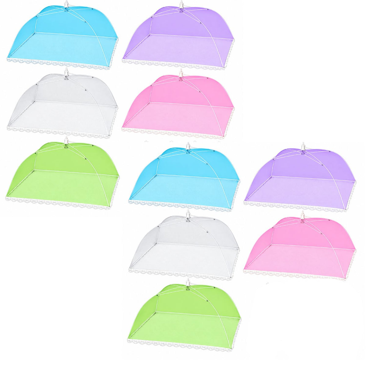 Home Collection Reusable Collapsible Mesh Food Cover Tent for Outdoor Dining