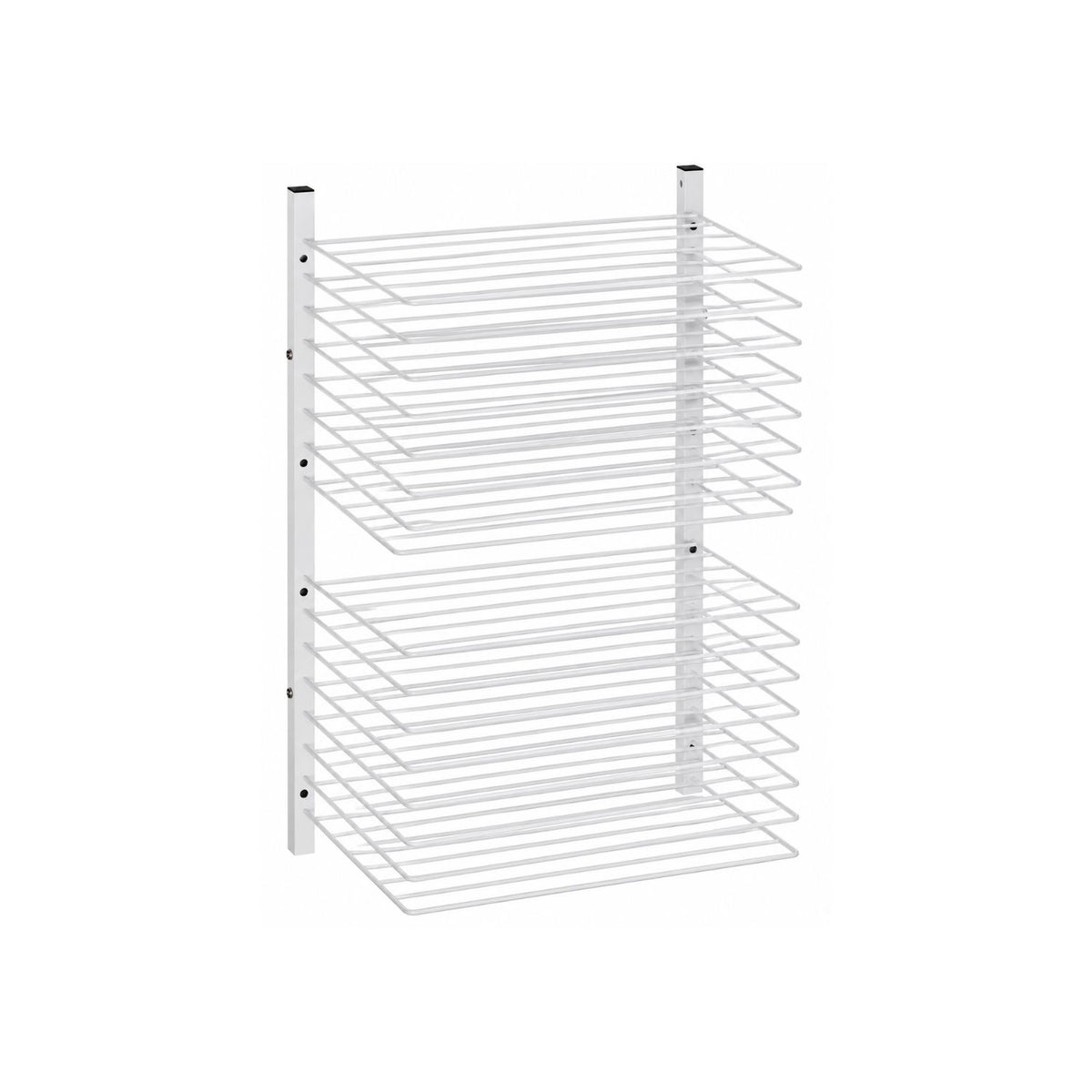 Home Collection Wall Mounted Metal Art Drying Rack with Removable Shelves