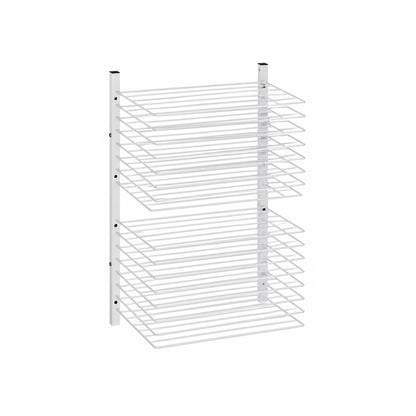 Home Collection Wall Mounted Metal Art Drying Rack with Removable Shelves