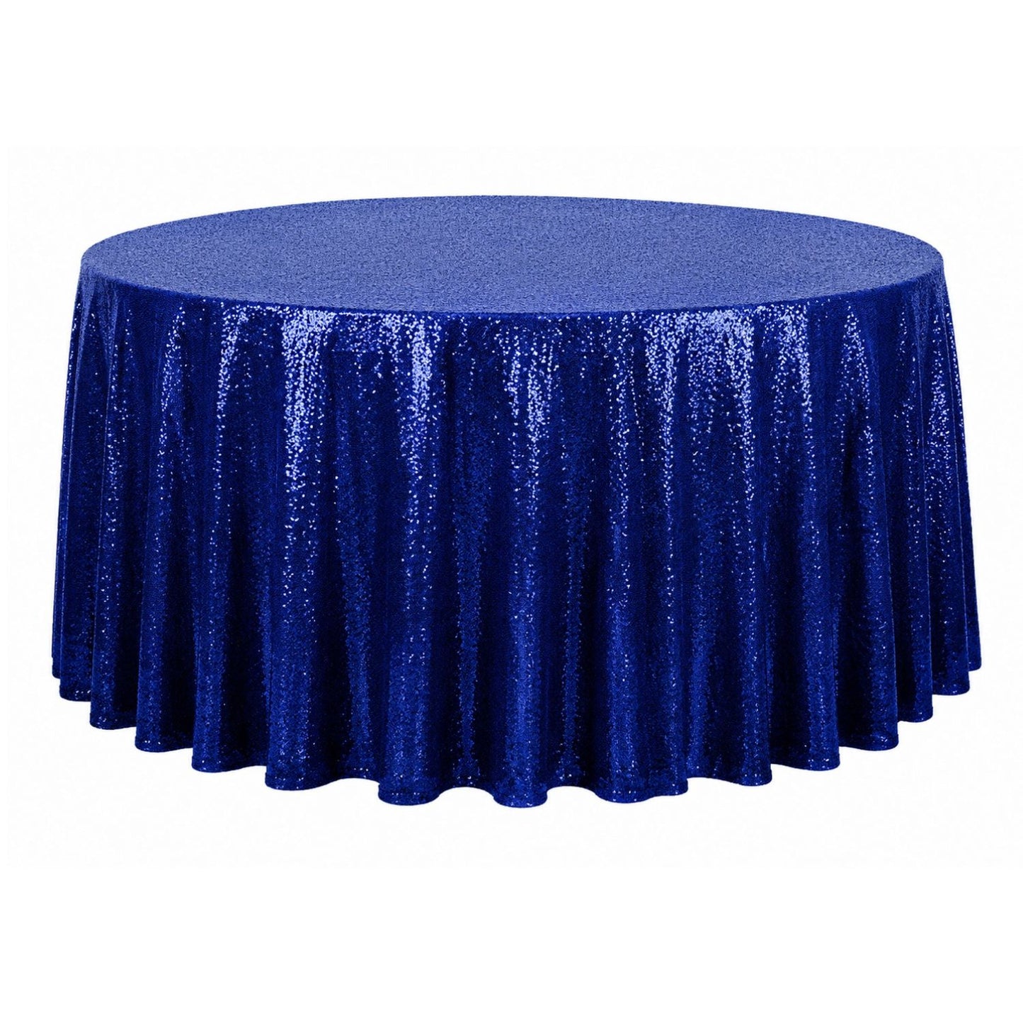 Home Collection Round Sequined Tablecloth 108 Inch