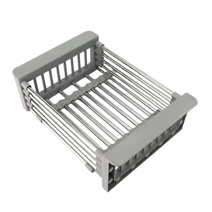 Home Collection Adjustable Stainless Steel Dish Drying Rack