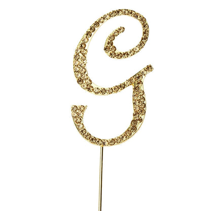 Home Collection Letter Crystal Rhinestone Cake Topper 2.5 Inch